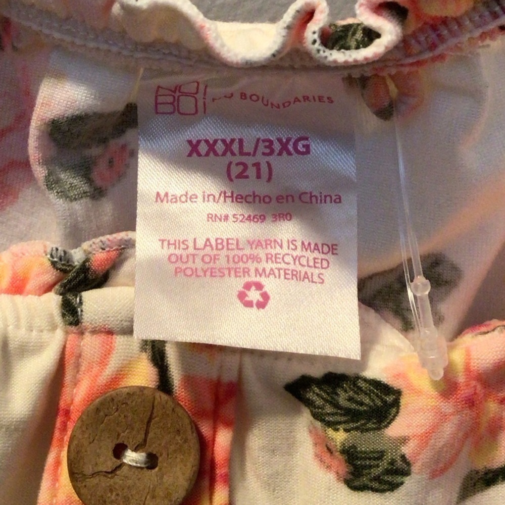 3xl long sleeve round low cut shirt (0058) - Picture 6 of 8
